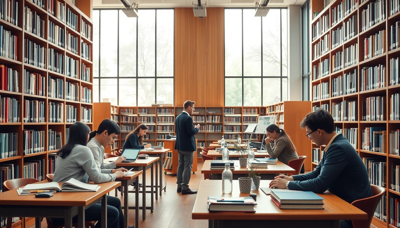 University campus and academic atmosphere in Zürich